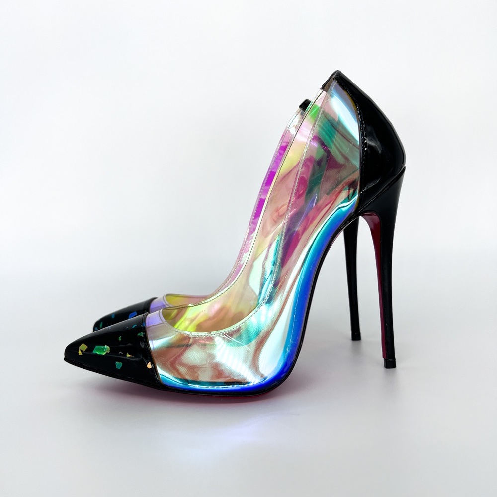 Rare Louboutin Debout 120 Disco Hologram Pumps - Picture 5 of 9